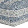 Clay - Square Pouf - Patterened Teal Melange - Image 4