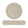 Polypropylene Charger Plate (Set of 8) - Cream - Image 2