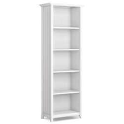 Acadian - 5 Shelf Bookcase - White