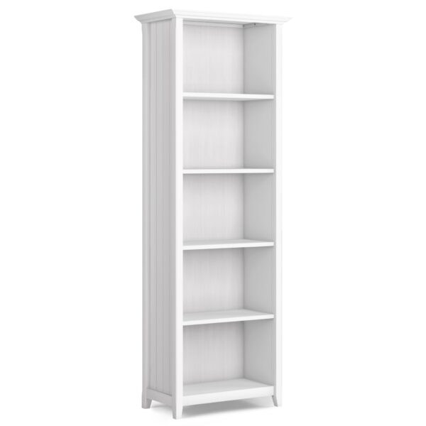 Acadian - 5 Shelf Bookcase - White