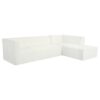 Modular Combination Living Room Sofa Set, Modern Minimalist Sofa, Living Room Upholstered Sofa Bed, Bedroom, 2 Pieces Computer Free Combination, L - Shaped - Beige - Image 14