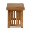 Temptation - Outdoor Foldable Side Table With Slat Design - Teak - Image 6
