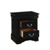 Louis Philippe III - Nightstand - Black - Image 2