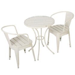Colmar - 3 Piece Metal Set - White