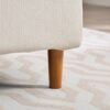 Wide Modern Double Sided Upholstered Chaise Lounge, Sleeper Sofa - Beige - Image 14