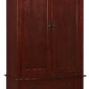 Wood Armoire Elegant - Cherry - Image 7