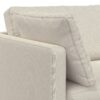 Ava - Mid Century Sofa With Ottoman Set - Cream - Image 6