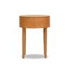 Cabana - Round Cane Storage Side Table - Natural Brown Oak - Image 4