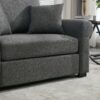 Modern Chenille Oversized Armchair, Chair And A Half, Single Sofa For Bedroom, Living Room, Wide - Gray - Image 9