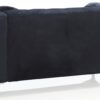 Loveseat Sleek Contemporary - Black - Image 3