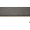 Bench, Rectangular, Upholstered, Transitional - Gray - Image 6