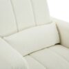 Accent Rocking Chair With Pillow, Spacious & Comfortable Seating For Living Room Or Bedroom - Cream White - Image 9