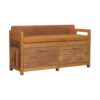 Oxford - 2 Drawer Storage Bench - Beige - Image 5