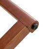 Retro Round Table With Imitation Rattan Rubber Wood - Walnut - Image 11