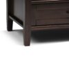 Warm Shaker - TV Media Stand - Tobacco Brown - Image 4