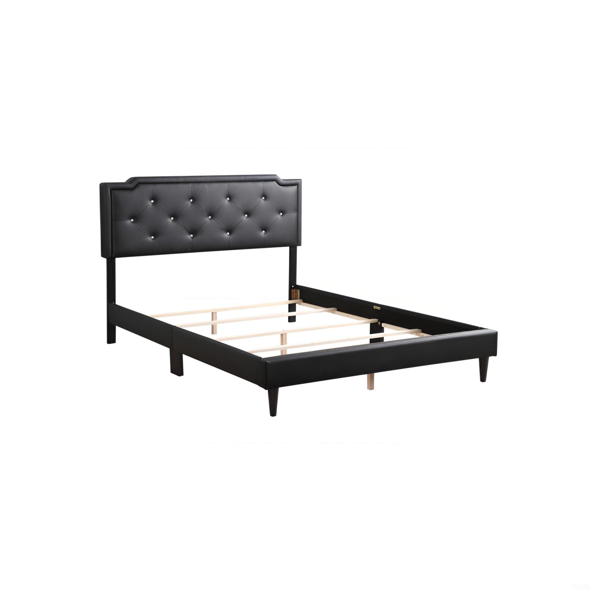 Deb - Queen Bed For Modern Bedrooms - Black - Image 4