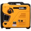 Super Quiet Inverter Generator 5.5Kw Portable Electric & Remote Start Aluminum, 224Cc 4 Stroke - Orange - Image 2