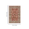Fenix - Accent Rug, Elegant Design - Red / Black - Image 6
