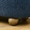 Modern Upholstered Storage Ottoman Bench With Seating - Dark Blue - Image 12