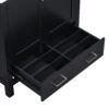 Bathroom Vanity With Single Sink, Combo Cabinet Undermount Sink, Bathroom Storage Cabinet With 2 Doors And A Drawer, Soft Closing, Multifunctional Storage, Solid Wood Frame - Black - Image 19