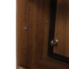 30" Bathroom Vanity Freestanding Cabinet With 2 Doors - Brown - Image 13