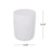 Outdoor Patio End Table - Antique White - Image 3