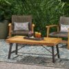 Outdoor Coffee Table - Teak - Image 8