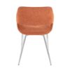 Margarite - Contemporary Dining / Chair (Set of 2) - Chrome / Orange - Image 5