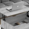 Table, Rectangular, Lift - Top, Contemporary & Modern - Gray - Image 9