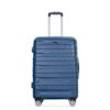 Luggage Set Of 5 Pieces, Expandable Hard Pc Luggage Set With Tsa Lock For Rotating Wheels, Lightweight Rolling Luggage - Dark Blue - Image 11