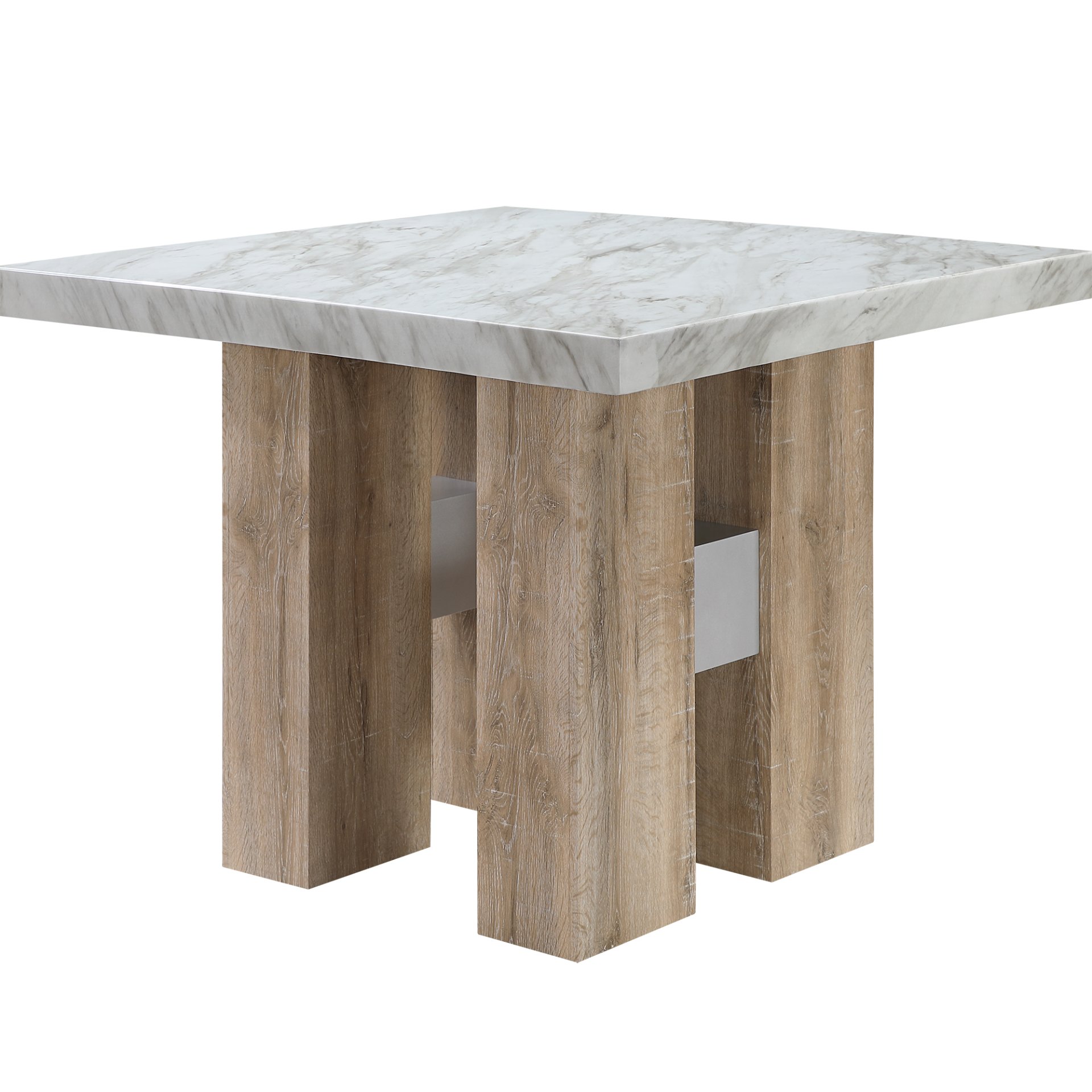 Mikha - Bar Table - White / Natural - Image 5