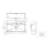 Modern Farmhouse 36" Stainless Steel Drop In Workstation Kitchen Sink With Apron Front - Brushed Nickel - Image 3