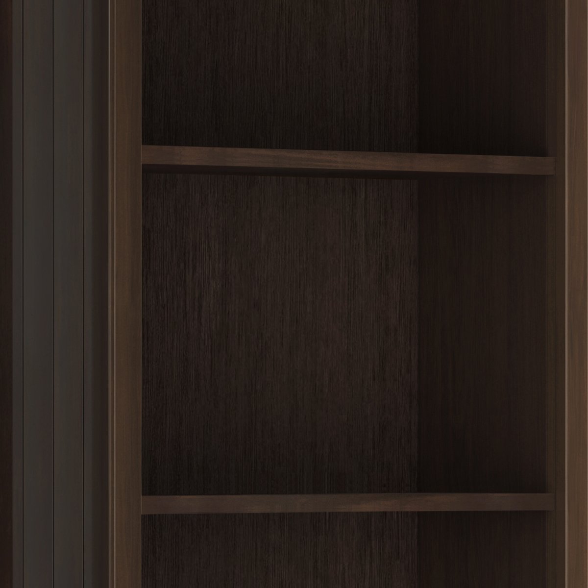 Acadian - 5 Shelf Bookcase - Brunette Brown - Image 5