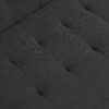 Modern Sofa Bed With Wood Frame And Stainless Leg - Black - Image 11
