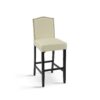 Barstools (Set of 2), Counter Height Upholstered Bar Stools For Kitchen Island - Beige - Image 6