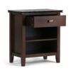 Artisan - Bedside Table - Russet Brown - Image 3