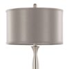 Joan - Contemporary Table Lamp (Set of 2) - Nickel / Gray Satin - Image 4