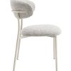 Kalam - Fabric Side Chair (Set of 2) - Light Gray - Image 2