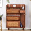 The Modern Minimalist Shoe Cabinet, Suitable For A Variety Of Styles Including Nordic, Japanese, And Industrial - Walnut - Image 4