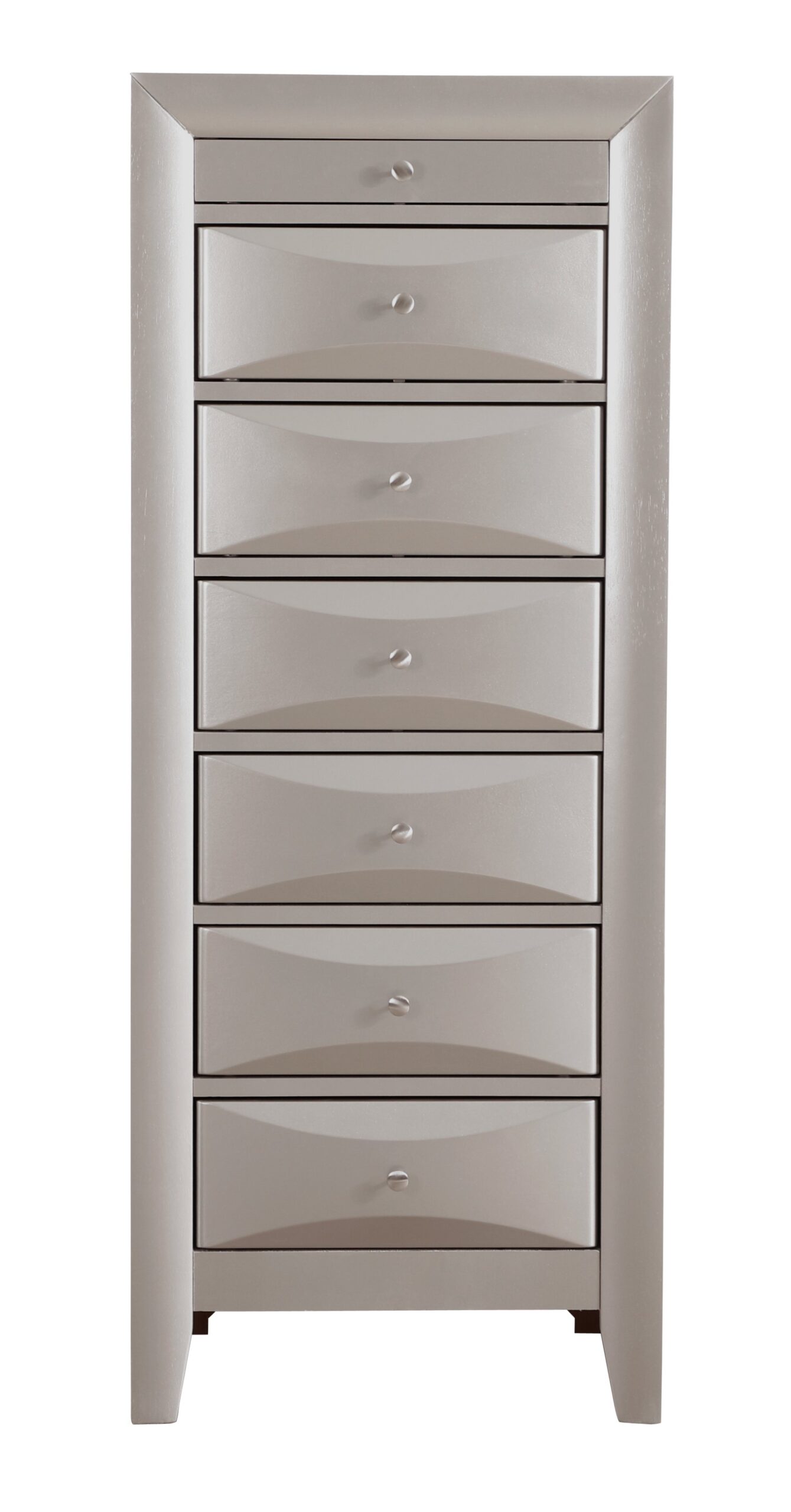Marilla - 7 Drawer Lingerie Chest - Silver Champagne - Image 4