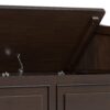 Connaught - Wide Entryway Storage Bench - Chestnut - Image 7