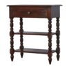 Turned Occasional Table - Brown - Image 4