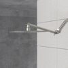 Luxury Rain Shower Head With Adjustable Arm, 10" Square, Stainless Steel - Brushed Nickel - Image 5