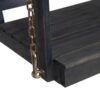 Tambora - Porch Swing With Slat Design And Complementing - Dark Gray - Image 10