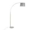 March - Contemporary Floor Lamp - Nickel / Gray - Image 3