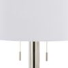 Master - 29" Contemporary Table Lamp (Set of 2) - Polished Nickel / White - Image 5