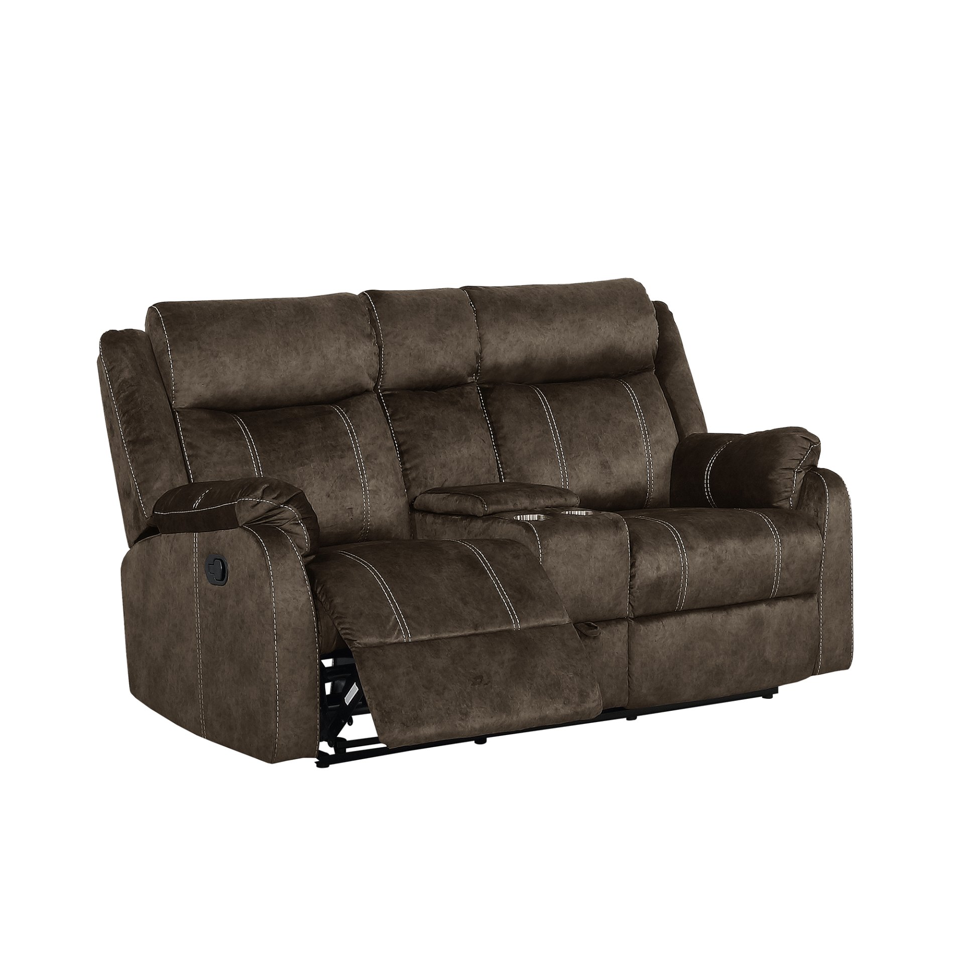 Sonet Domino - Recliner - Coffee - Image 8