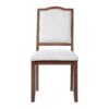 6 Piece Extendable Dining Table Set, Wood Table With Removable Leaf, 4 Upholstered Chairs And Bench - Cherry - Image 15