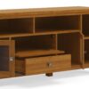 Cosmopolitan - Wide TV Media Stand - Light Golden Brown - Image 4