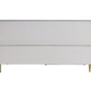 Modern Lacquered 4 Door Wooden Cabinet Sideboard Buffet Server Cabinet Storage Cabinet, For Living Room, Entryway, Hallway, Office, Kitchen And Dining Room - Gray - Image 12